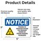 Signmission Radiation & Laser Sign, 3.5 in H x 5 in W, Vinyl Decal, Rectangle OS-2PACK-NS-D-35-L-17711 - alternate 4
